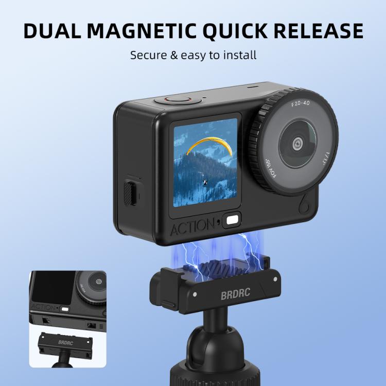 For DJI Osmo Action 6 / Nano BRDRC Extended Selfie Stick Quick-Release Tripod, AC6039_1
