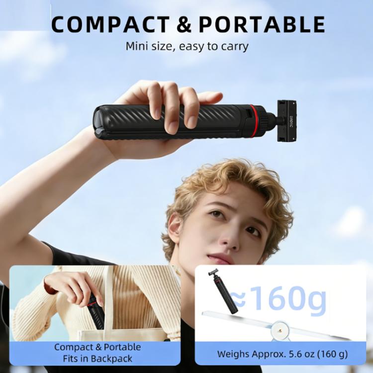 For DJI Osmo Action 6 / Nano BRDRC Extended Selfie Stick Quick-Release Tripod, AC6039_1