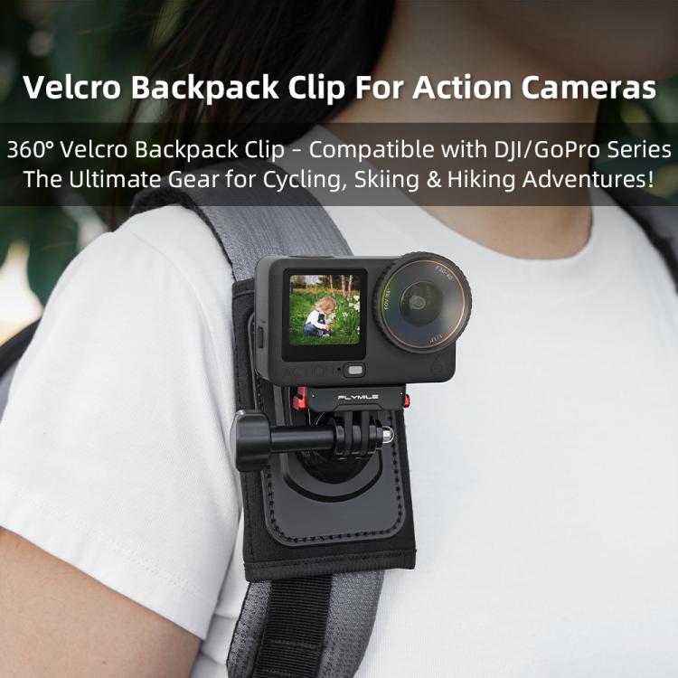 For DJI Osmo Pocket 3 / Action 6 / GoPro Backpack Shoulder Strap Bracket Clip