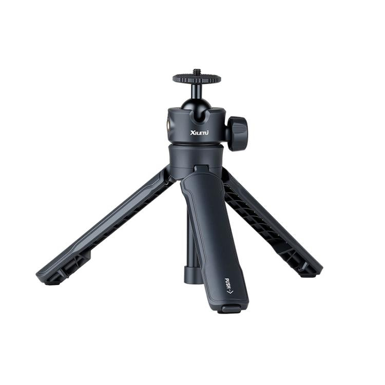 XILETU XS-21 Touch Ground Auto-Open Tripod Selfie Stick Extendable Pole With Universal Metal Ball Head 200-402mm