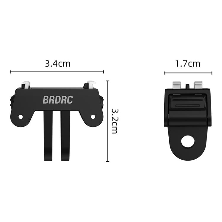 For Insta360 Ace Pro / Ace Pro 2 BRDRC Two-Claw Extendable Magnetic Quick-Release Base