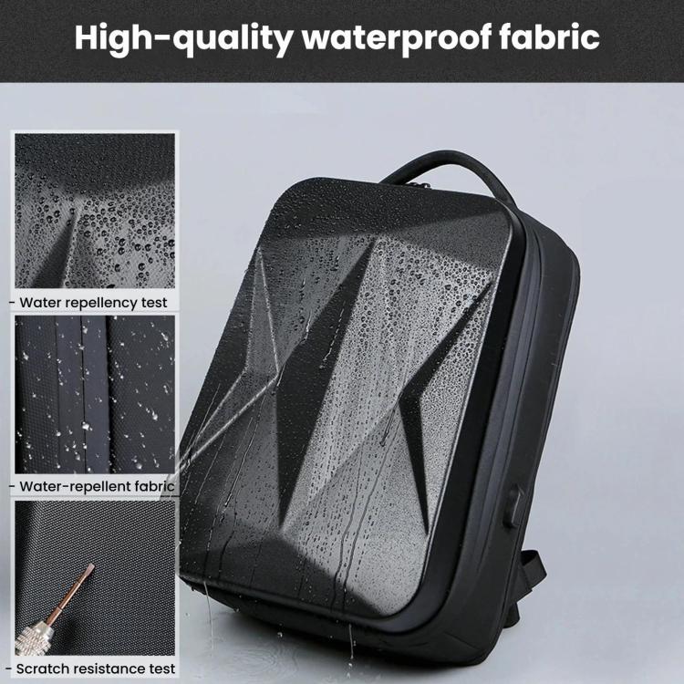 For DJI Avata 360 Hard Shell Backpack Waterproof Carrying Case For N3 Goggles/RC 2 Controller With 17-Inch Laptop Compartment