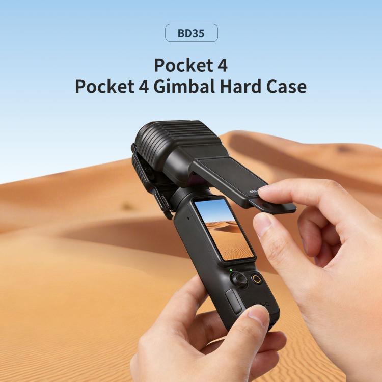 For DJI Osmo Pocket 4 aMagisn Gimbal Protector Case Protective Cover with One-Piece Flip Design Integrated 3D Joystick Guard