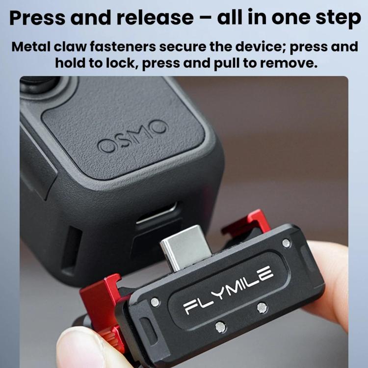 DJI Osmo Pocket 4 / 3 Flymile Magnetic Quick-Release Charging Adapter
