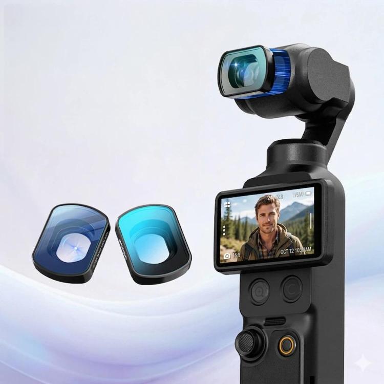 For DJI Osmo Pocket 3 / 4 BRDRC Filter Extension Lens Widening Filter Accessory, Beauty Filter, Whitening Filter