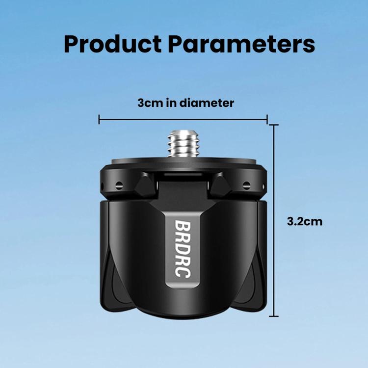 For DJI Osmo Pocket 4 / 3 / Insta360 X5 BRDRC Tripod Magnetic Mount