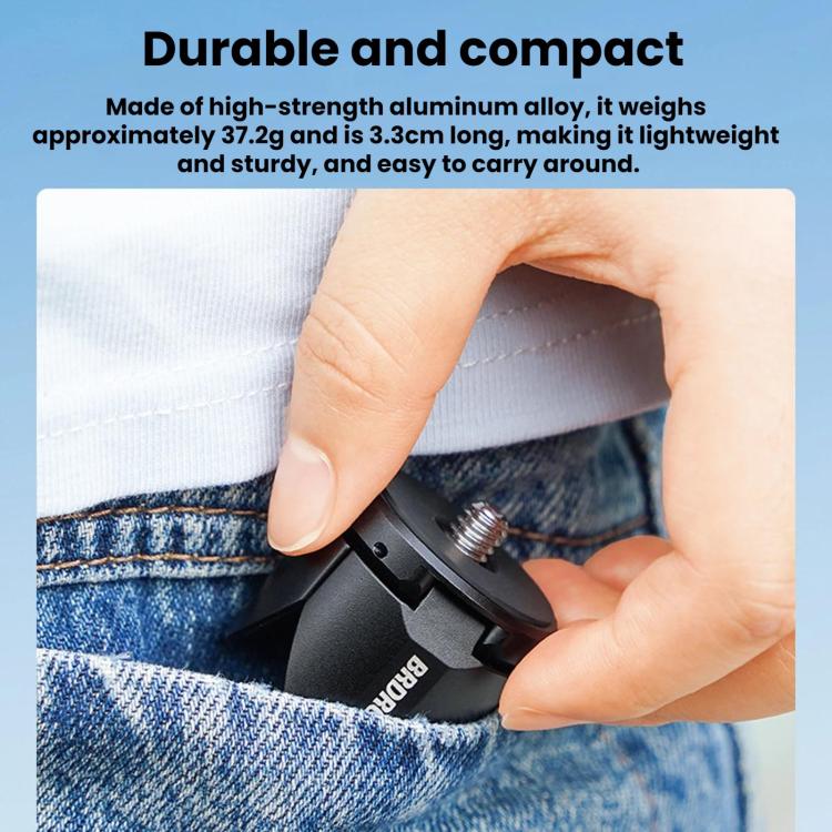 For DJI Osmo Pocket 4 / 3 / Insta360 X5 BRDRC Tripod Magnetic Mount