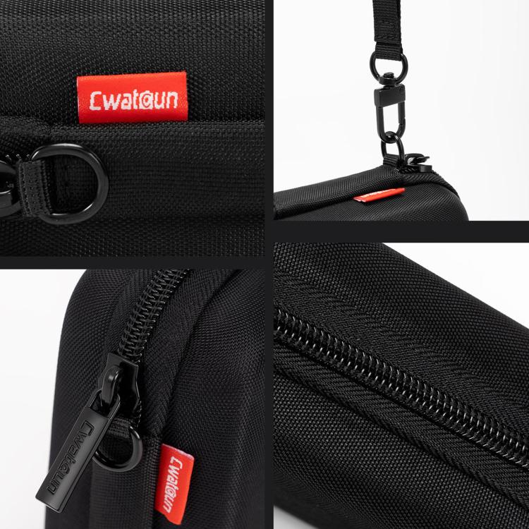 Cwatcun H45 3.0 Portable CCD Camera Bag Single-Shoulder EVA Mirrorless Compact Cameras Storage Bag, H45 3.0 (Black)