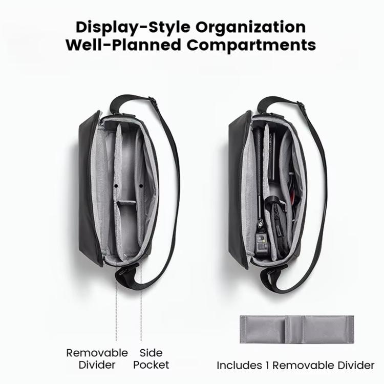 Baona BN-DJ004 Action Camera Storage Bag Shoulder Crossbody Bag, For DJI Osmo Action 4 / Action 5 Pro / Action 6 / Pocket 3