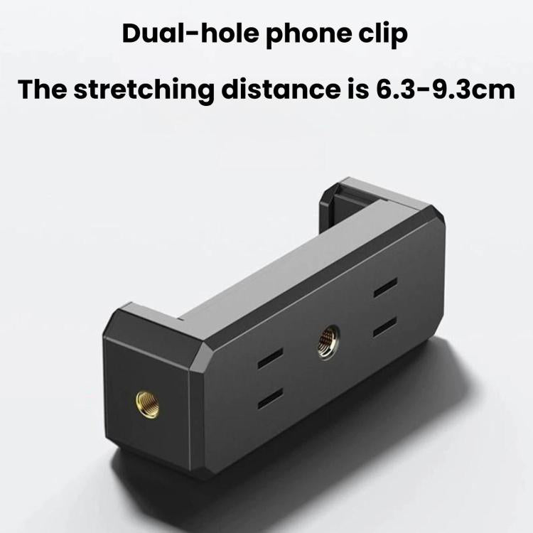 Phone Live Stand & Tripod Rotating Clamp, Multifunctional 360-Degree Overhead Shooting Holder, 1/4 Tripod Head + Clamp, Tripod Head