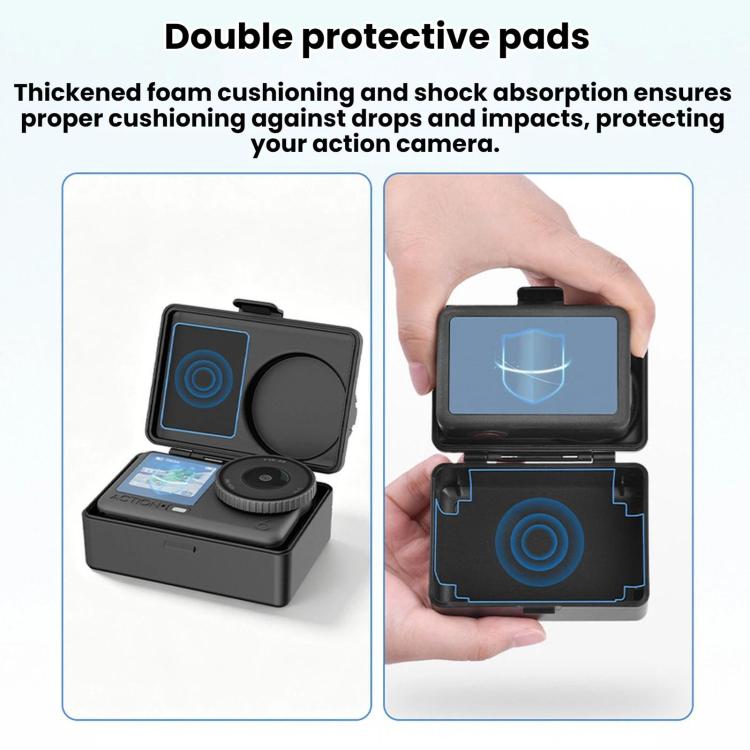 For DJI Osmo Action 3 / 4 / 5 Pro / 6 BRDRC Shockproof Drop-Proof Storage Box