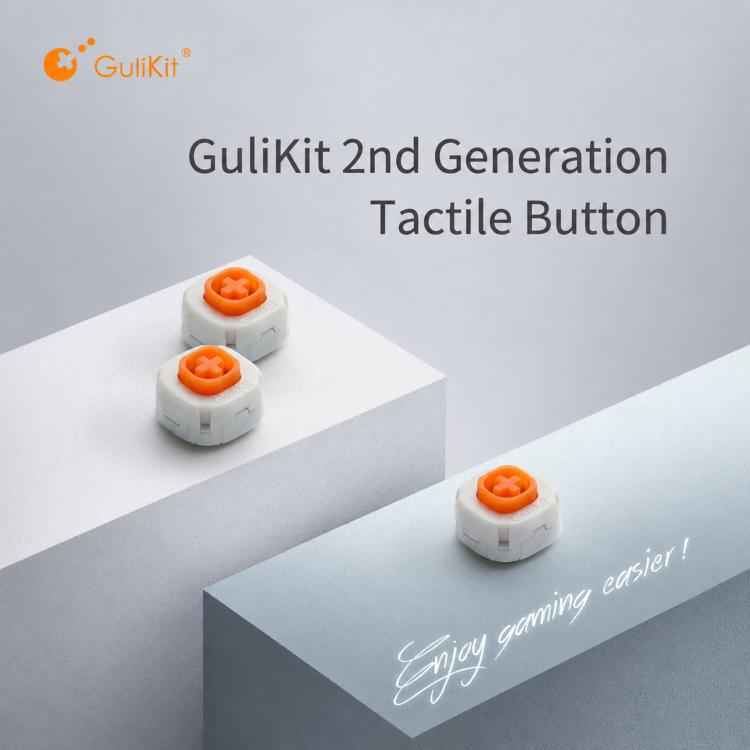 GuliKit 2nd Generation Tactile Button For Gulikit KingKong Pro NS08 / 2 Pro NS09 Game Controller Joystick Repair Replacement, NS33