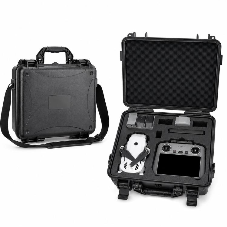 For DJI Lito 1 / X1 Drone Shockproof Safety Case Outdoor Portable Waterproof Storage B, Black No Shoulder Strap, Black With Shoulder Strap