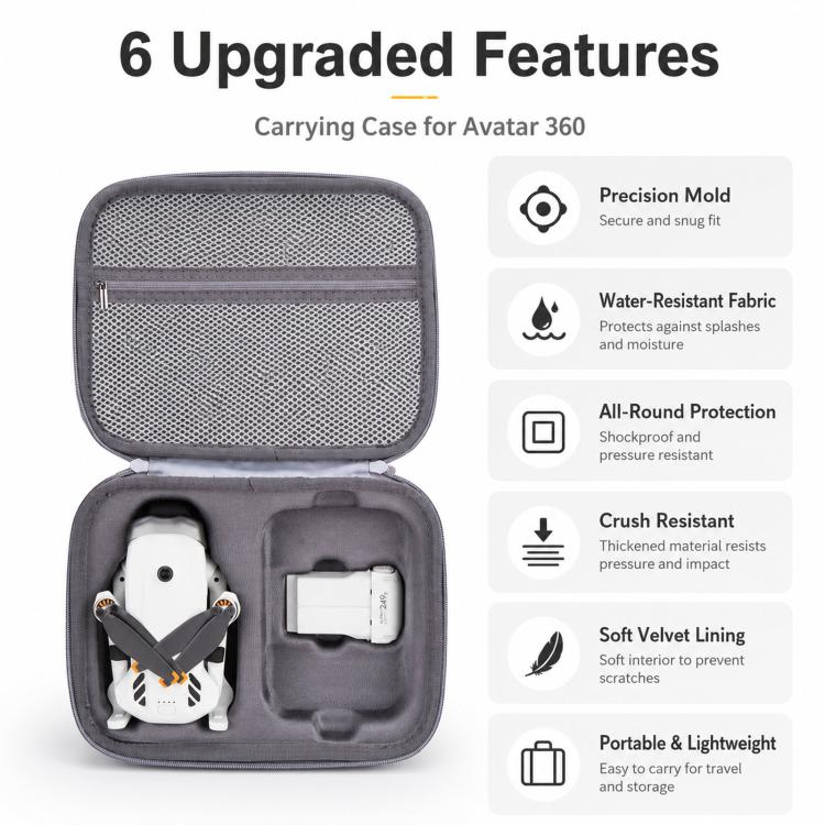 For DJI Lito 1 Drone & Standard Remote Control Storage Bag Outdoor Portable Shoulder Bag