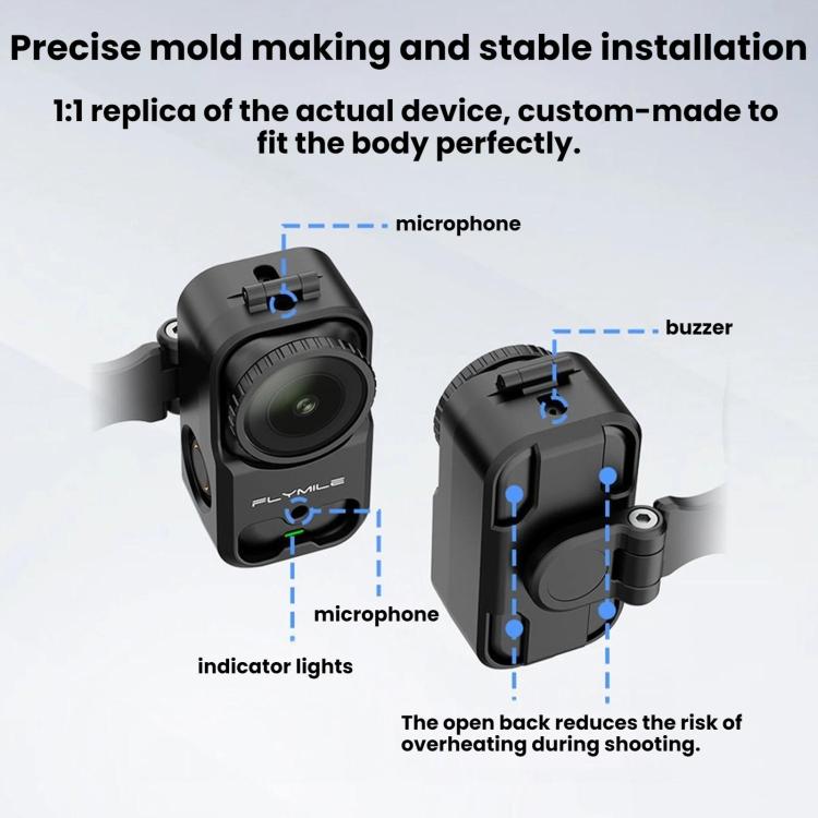 For DJI Osmo Nano Flymile Magnetic Backpack Strap Clip