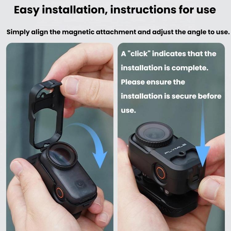 For DJI Osmo Nano Flymile Magnetic Backpack Strap Clip
