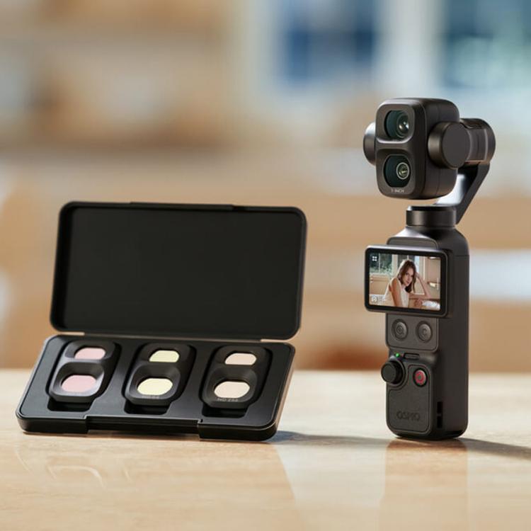 Original ND Filter Set For DJI Osmo Pocket 4P Includes ND16, ND64, and ND256, ND Filter Set