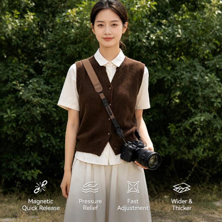 Quick Release Camera Strap Vintage Canvas Neck Shoulder Strap For DSLR Mirrorless Cameras, D337