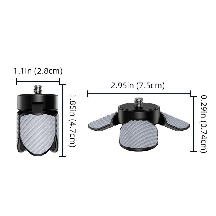 Mini Desktop Tripod Mount For DJI, Insta360, GoPro And Other Action Cameras