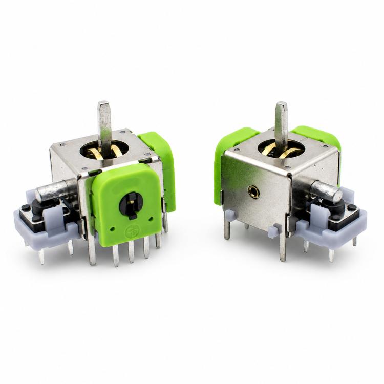 For Sony PS4 / Nintendo Switch Pro 13x13mm Controller 3D Metal Joystick Controller Potentiometer Joystick, 13x13mm