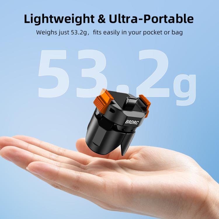 For DJI Osmo Pocket 4P / 4 / 3 BRDRC Charging Magnetic Quick-release Tripod
