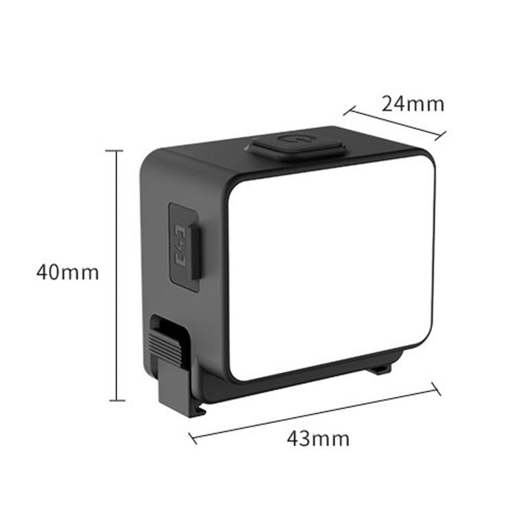 For DJI Osmo Action 5 Pro / 4 / 3 Magnetic Fill Light Portable Photography Lamp, ML-M02