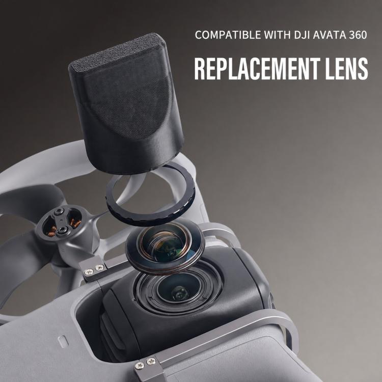 For DJI Avata 360 Replacement Lens Kit Optical Glass Camera Lens Cover Repair with Removal Wrench Tool, 1 Set, 2 Sets