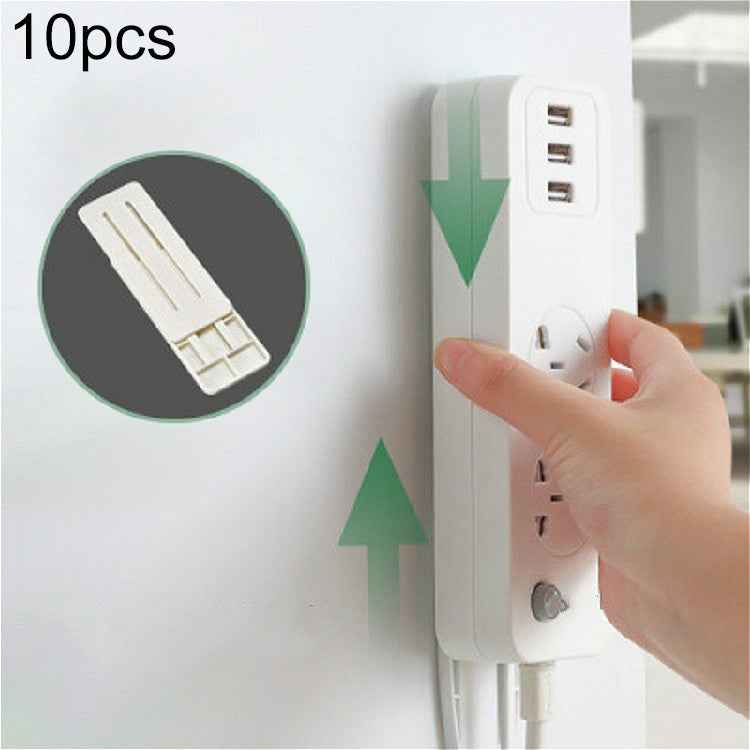 10 PCS Plug-in Wire Finisher Board Holder Wall-mounted Board Router Holder, Oval, Square