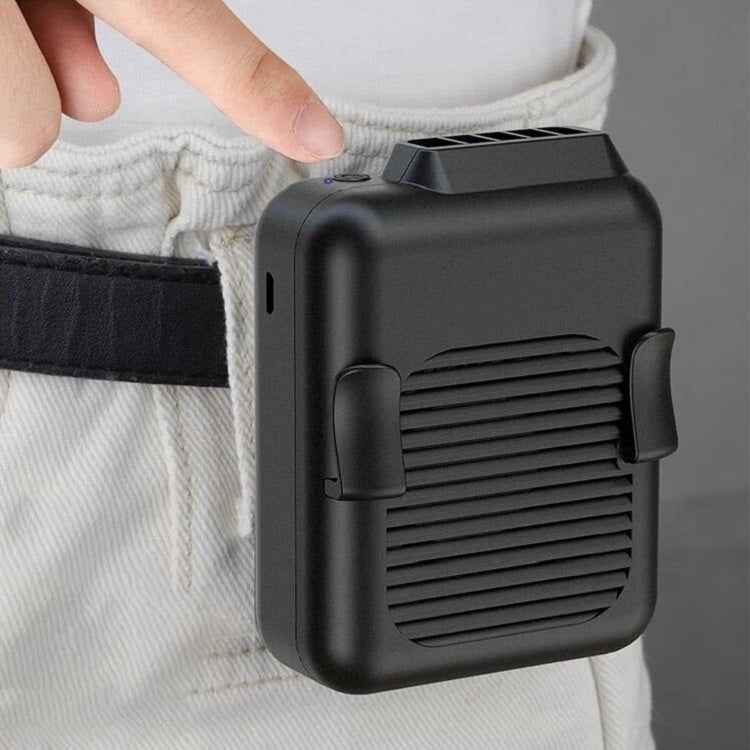Mini Hanging Waist Fan USB Charging Leafless Portable Handheld Fan, 4000mAh, 6000mAh