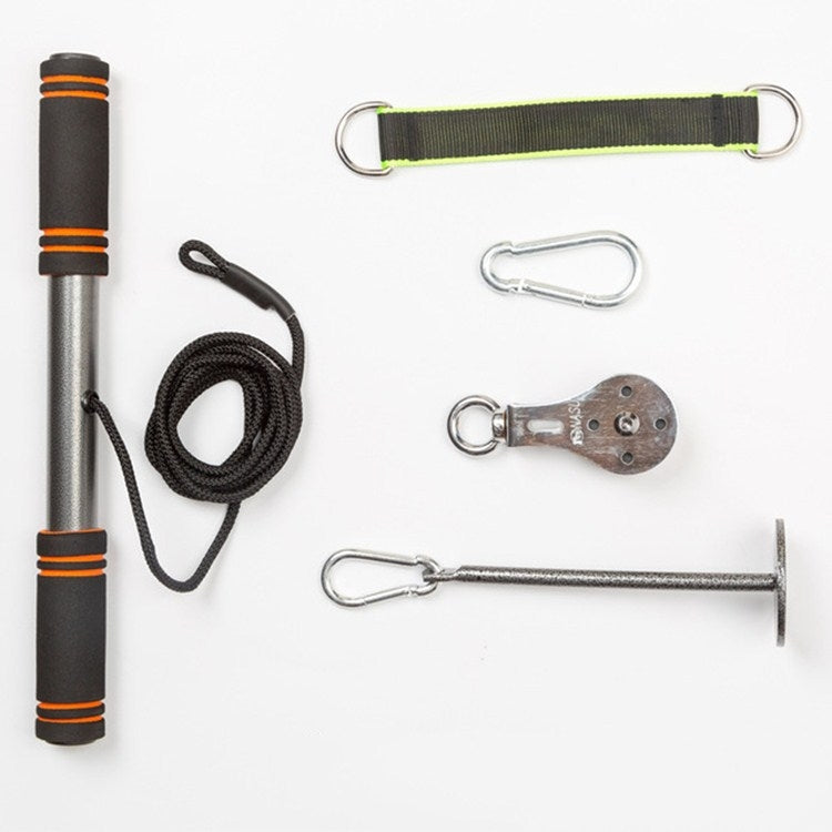 Arm-pulling Device High-pulling Rod Load-bearing Rope Winder Dumbbell Exercise Equipment without Bells, Arm-pulling Device