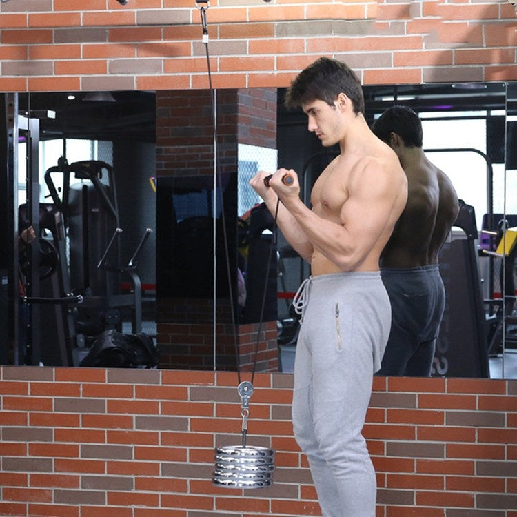 Arm-pulling Device High-pulling Rod Load-bearing Rope Winder Dumbbell Exercise Equipment without Bells, Arm-pulling Device