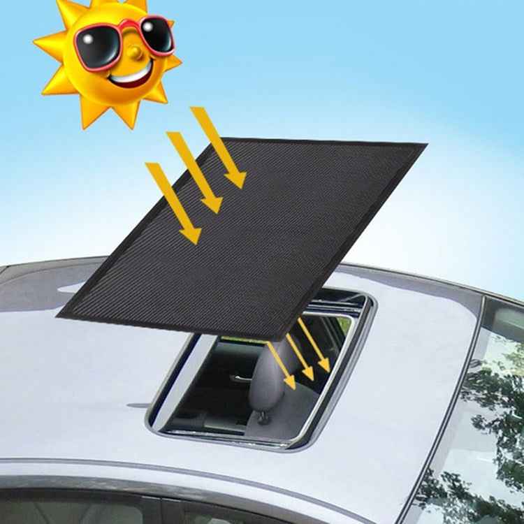 Car Sunroof Anti-mosquito Screens Magnetic Car Sunroof Sunshade, 95x55cm