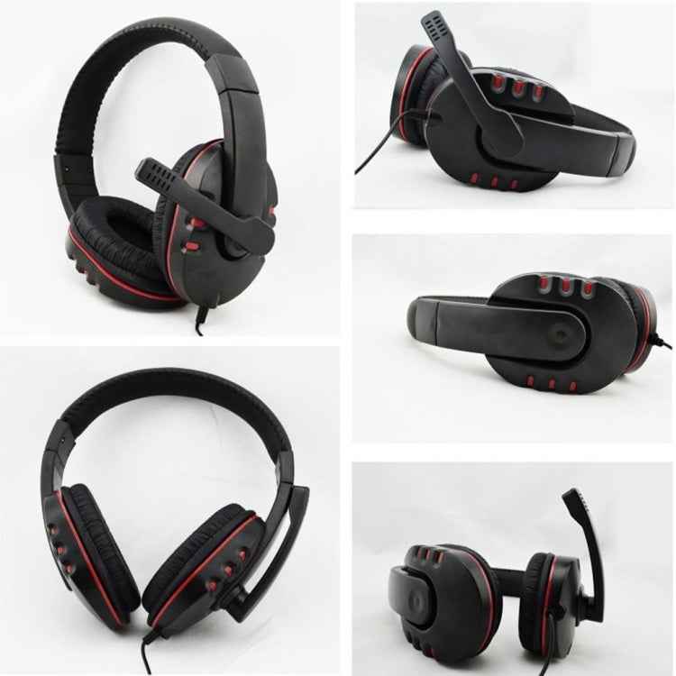 Wired Headphone 3.5mm Gaming Music Microphone For PS4 Play Station 4 Game PC Chat