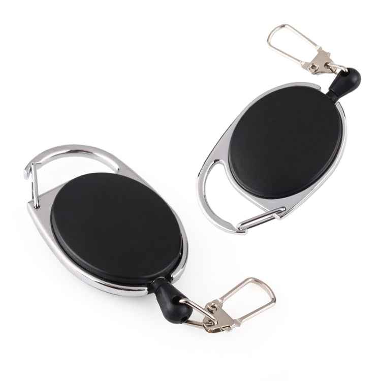 Outdoor Telescopic Wire Rope Key Ring Burglar Keychain EDC Retractable Chain Return key Ring Holder