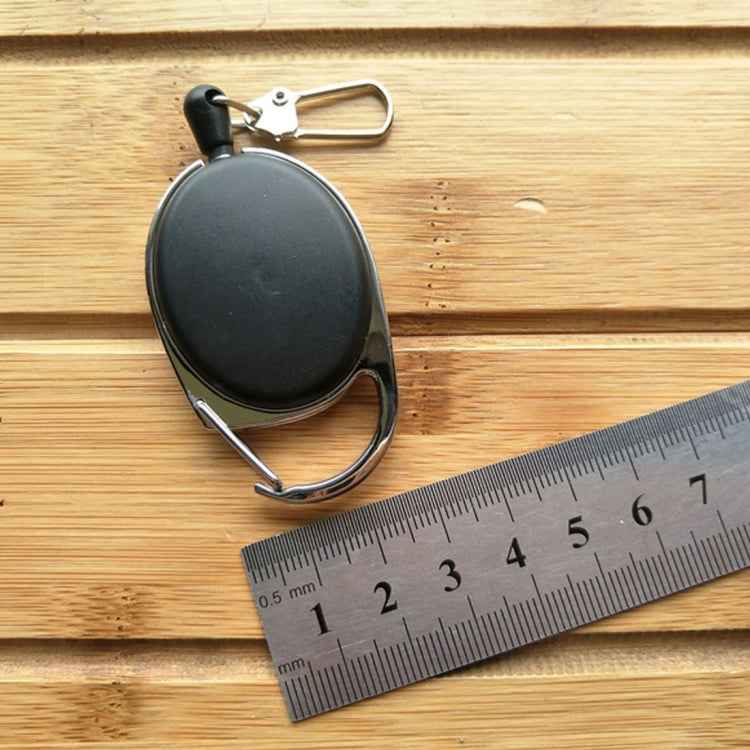 Outdoor Telescopic Wire Rope Key Ring Burglar Keychain EDC Retractable Chain Return key Ring Holder