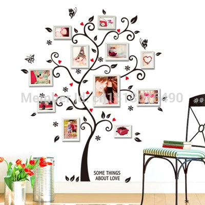 3D DIY Removable Photo Tree PVC Wall Stickers Mural Art Home Decor, Photo Tree