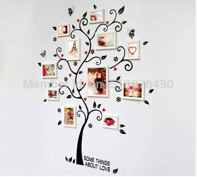 3D DIY Removable Photo Tree PVC Wall Stickers Mural Art Home Decor