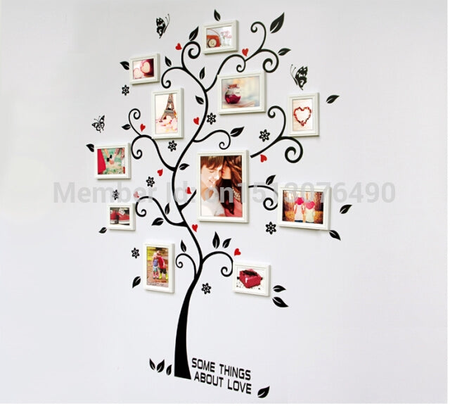 3D DIY Removable Photo Tree PVC Wall Stickers Mural Art Home Decor, Photo Tree
