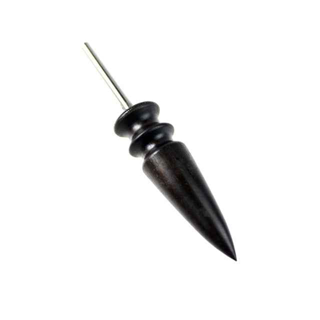 Leather Tool Edge Electric Polishing Slicker Flat Pointed Head Sandalwood Leathers Craft DIY Tools Tip Burnisher, S, L, Set(with S,L)
