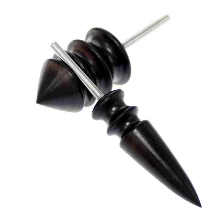 Leather Tool Edge Electric Polishing Slicker Flat Pointed Head Sandalwood Leathers Craft DIY Tools Tip Burnisher, S, L, Set(with S,L)