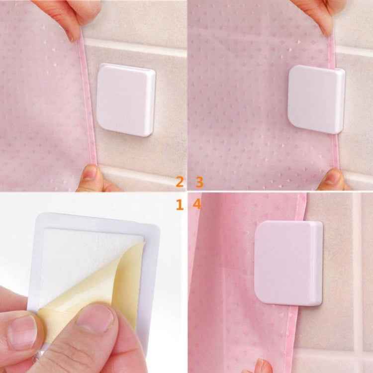 2 PCS Plastic Viscose Curtain Clip Shower Curtain Clip