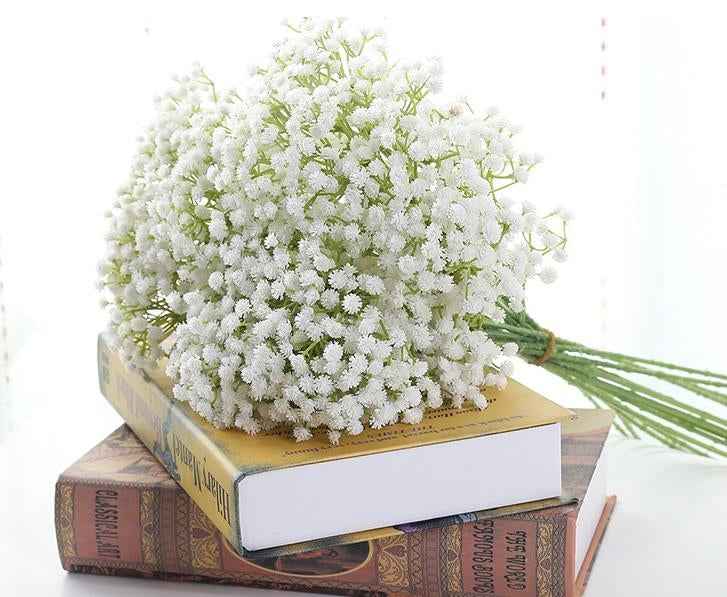 Rustic Artificial Decor Home Table Wedding Flower Plastic Gypsophila Babysbreath