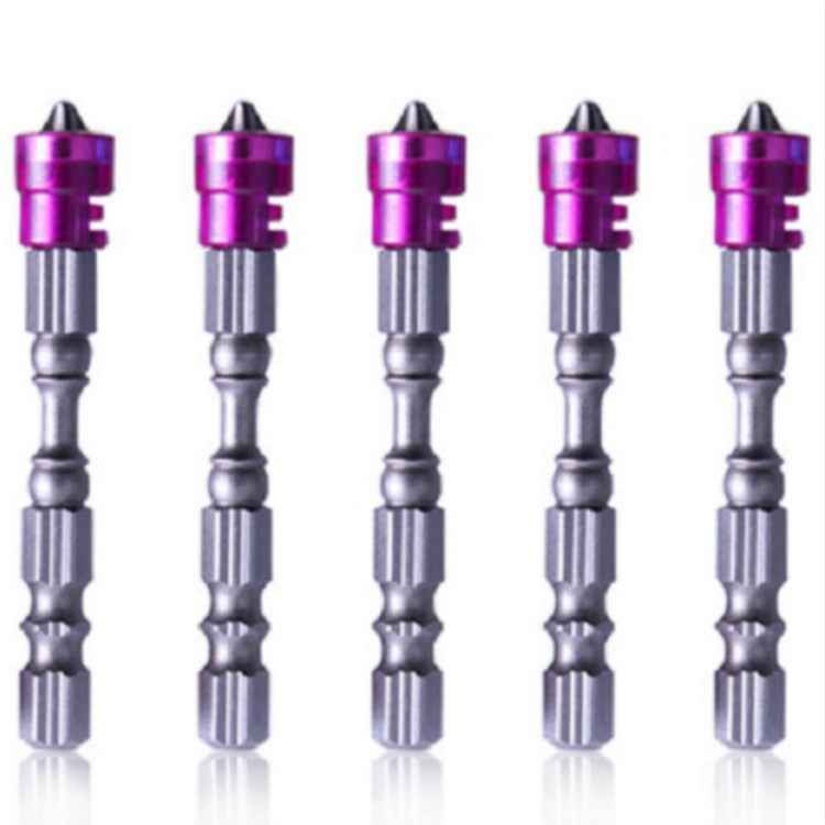 5 PCS 65mm Magnetic Coil Alloy Steel Cross Bit Single Head Electric Drill Electric Screwdriver Head