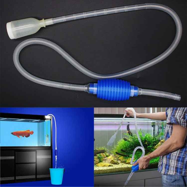 1.6m Simple Practical Siphon Suction Pipe Filter Aquarium Water Changer