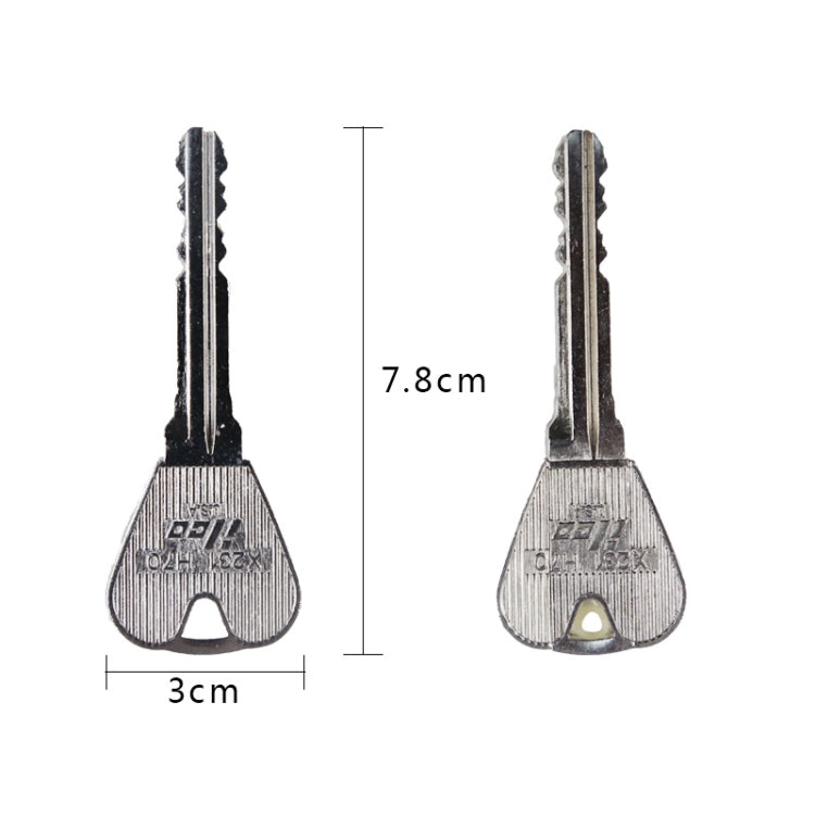 2 PCS Key Into Bottle Magic Props Deformable Magic Keys, Key Into Bottle