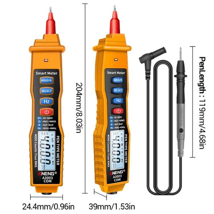 ANENG A3003 Multi-Function Pen-Type High-Precision Smart Multimeter, A3003