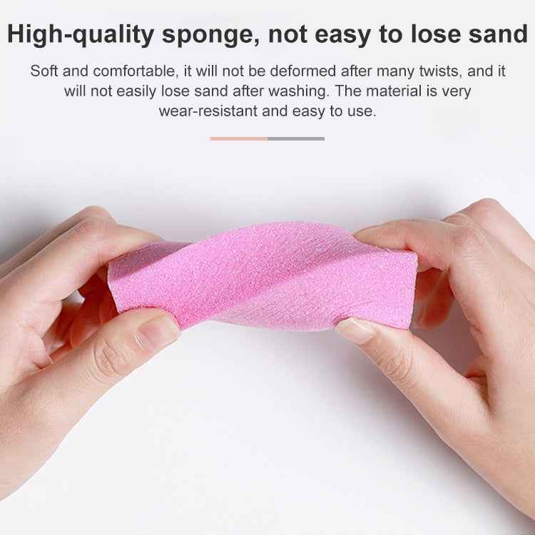 10 PCS White Tofu Block Nail Polish Four Squares High Elastic Cotton Manicure Sand Block