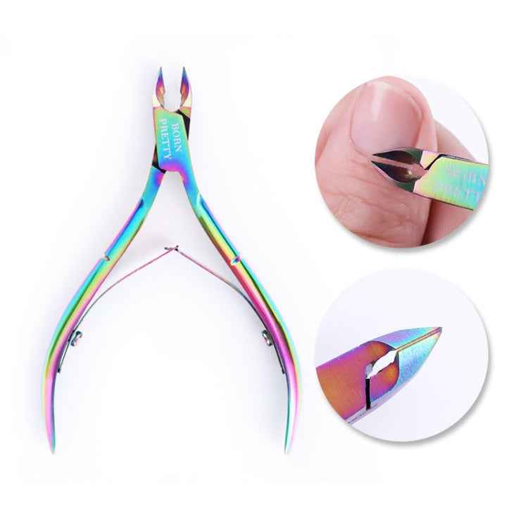 Nail Cuticle Nipper Cutter Rainbow Clipper Scissor Dead Skin Remover Trimming Manicure Nail Art Tool
