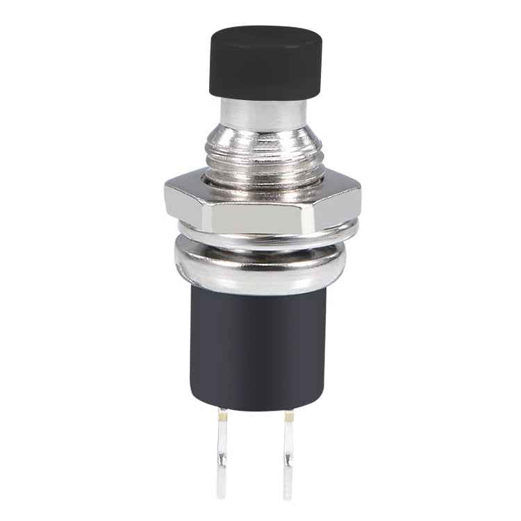 10 PCS 7mm Thread Multicolor 2 Pins Momentary Push Button Switch