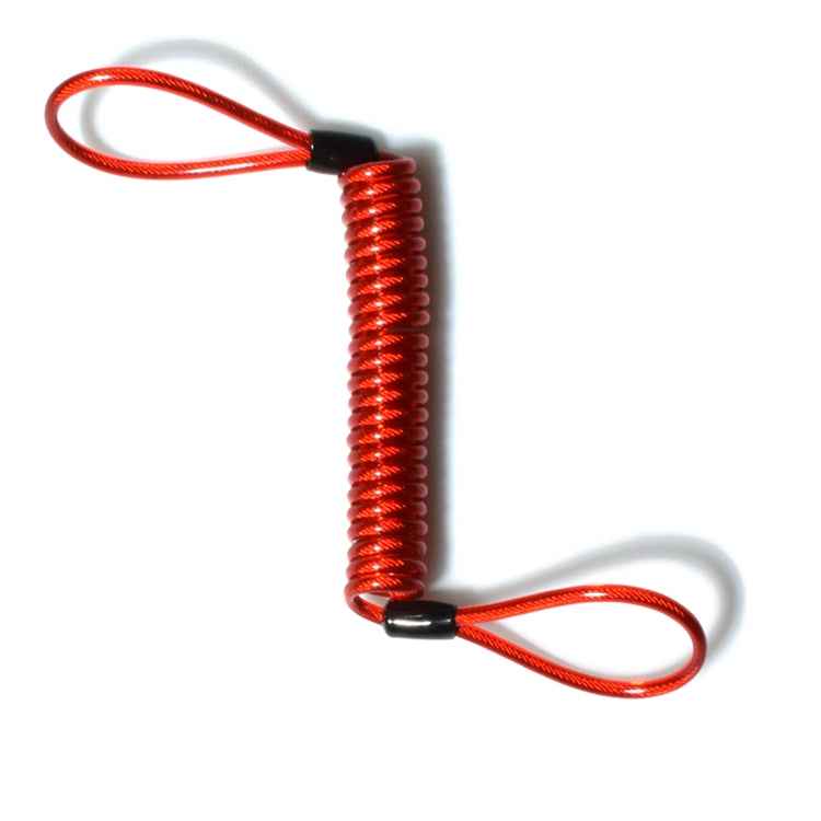 Alarm Disc Lock Security Anti Thief Motorbike Wheel Disc Brake Spring Cable